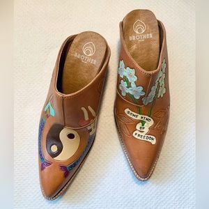 Brother Vellies Mermaid Doodle Mules